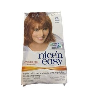 Clairol nice n easy natural reddish blonde 108 Hair Color New Old Stock HTF